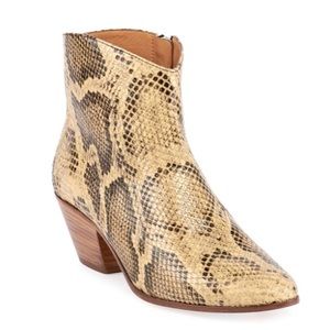 Isabel Marant Dacken Snake Skin boots